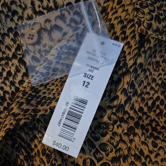 Investments Brown Snake Print Dress - Picture 9 of 9